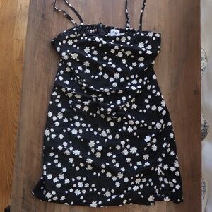 Black Daisy Princess Polly Dress (US 8)